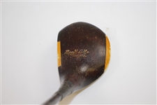 Circa 1930's Fancy Face Driver by Harry C. Lee with Matching Backing Weight - Steel Shaft