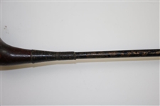 Circa 1930's Fancy Face Driver by Harry C. Lee with Matching Backing Weight - Steel Shaft