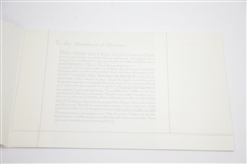 Merion Golf Club 2000 Booklet 'A Letter From Ben'