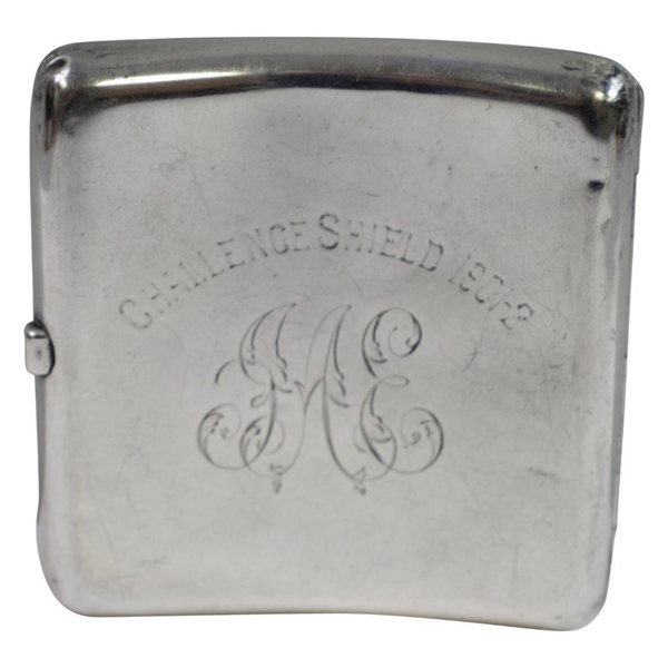 1901-02 Upper India Golf Challenge Shield Sterling Silver Cig. Holder Runner-Up Prize 
