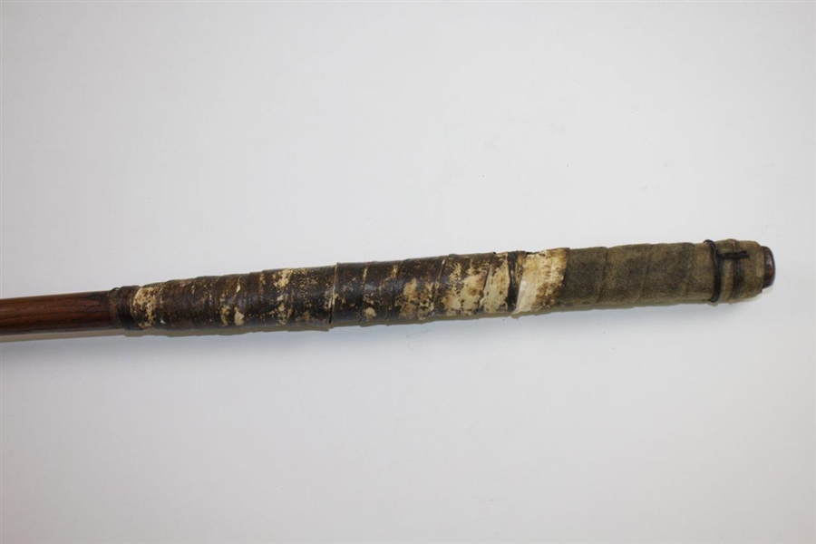 A Rare and Important Blacksmith Made Round Toe Driving Cleek (Circa 1780) - Oldest Club Harry B. Wood Collection