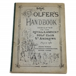 1881 The Golfers Handbook Dedicated to The Royal & Ancient Club St. Andrews by Robert Forgan 