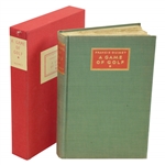 Francis Ouimet Signed Ltd Ed A Game of Golf 1932 Book #73 with Rare Original Slipcase JSA ALOA