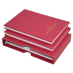 200 Years 'The Crail Golfing Society' 1786-1936 & 1936-1986 Deluxe Books in Slipcover