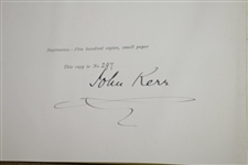 1896 The Golf Book of East Lothian by John Kerr Ltd Ed #297/500 Signed by Kerr JSA ALOA