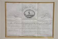 1784 Links of Leith Membership Diploma Company of Golfers Edinburgh Penned by James Balfour