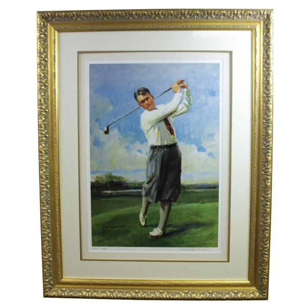 Bobby Jones Artists Proof Print Signed by Artist Everett Raymond Kinstler - Deluxe Framed