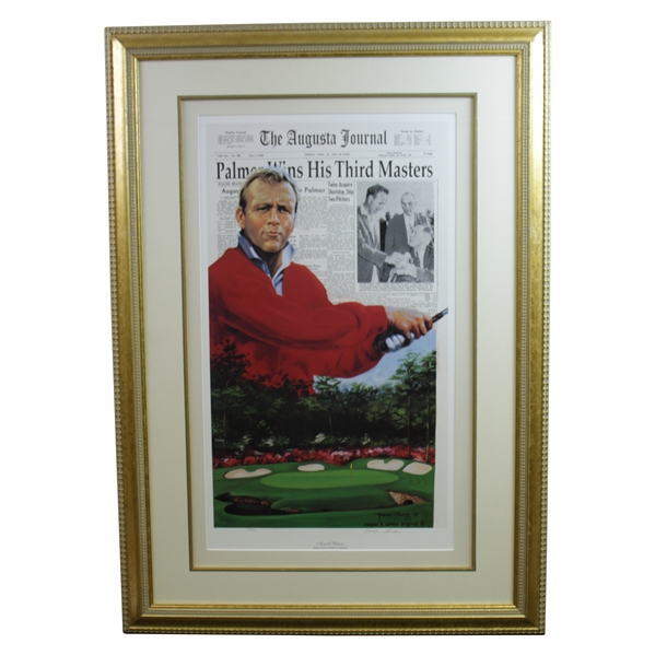 Arnold Palmer Kings Third Assault at Augusta Ltd Ed Print #36/1250 by Douglas B London