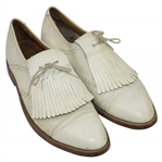Jack Nicklaus Signed Personal Used Pearl Golf Shoes with Jack Nicklaus Tungsten Spikes