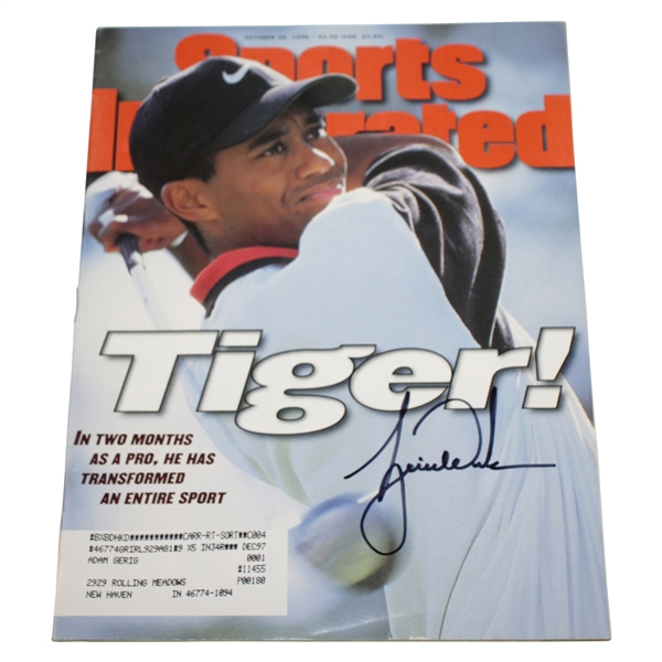 Tiger Woods Signed Sports Illustrated Magazine - Dec. 1997 JSA FULL #BB46559
