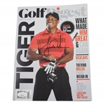 Tiger Woods Signed Golf Digest Magazine - February 2018 Issue JSA FULL #BB46582