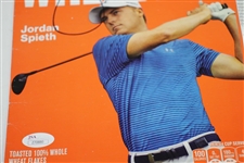 Jordan Spieth Signed Wheaties Box with Full Signature JSA FULL #Z70880