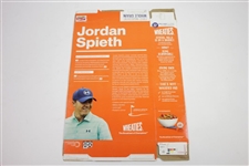 Jordan Spieth Signed Wheaties Box with Full Signature JSA FULL #Z70880
