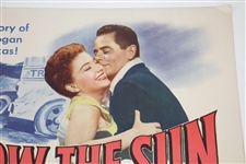 Classic 1951 'Follow the Sun' Large Movie Broadside Poster - Ben Hogan Movie