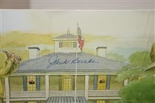 Hogan, Palmer, Snead, Nicklaus, Sarazen, Player, Burke, & Aaron Signed 'Great Masters Champs' Matted Poster JSA ALOA