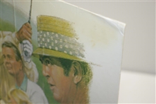 Hogan, Palmer, Snead, Nicklaus, Sarazen, Player, Burke, & Aaron Signed 'Great Masters Champs' Matted Poster JSA ALOA