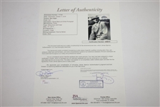 Ben Hogan Signed 16x20 B&W Photo with Riviera Clubhouse JSA FULL #Z90610