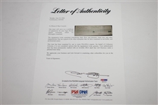 Tiger Woods Signed 1998 Memorial Tournament Used Official Scorecard PSA/DNA #H50300