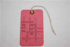 1959 Masters Tournament Thursday First Round Ticket #333 with Original String