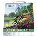 Bubba Watson Signed 2012 Masters Series Badge #S00521 JSA ALOA