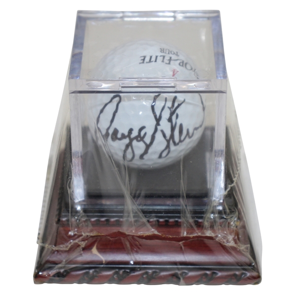 Payne Stewart Signed Top-Flite Tour Golf Ball - W/Original TOUR Display JSA ALOA