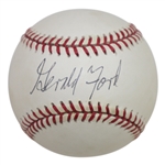 Gerald Ford Signed Rawlings Official American League Baseball JSA FULL #Z90541
