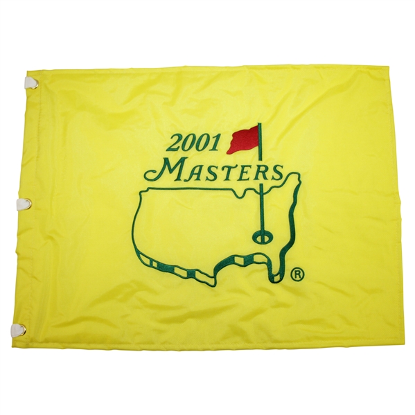 2001 Masters Tournament Embroidered Flag