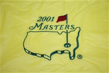 2001 Masters Tournament Embroidered Flag