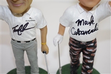 Lehman, Calcavecchia, Jobe, McCarron, & Parnevik Signed Principal Charity Classic Bobbleheads JSA ALOA