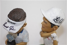 Lehman, Calcavecchia, Jobe, McCarron, & Parnevik Signed Principal Charity Classic Bobbleheads JSA ALOA