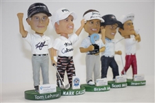 Lehman, Calcavecchia, Jobe, McCarron, & Parnevik Signed Principal Charity Classic Bobbleheads JSA ALOA