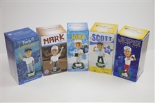 Lehman, Calcavecchia, Jobe, McCarron, & Parnevik Signed Principal Charity Classic Bobbleheads JSA ALOA