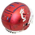 ESPN GameDay crew Signed Full Size Cincinnati Schutt Football F7 Helmet JSA ALOA