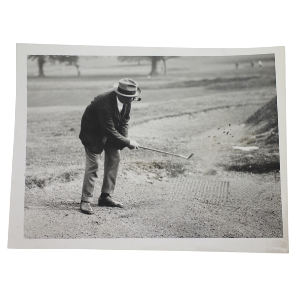 Ed Ray Bunker Shot from Porters Park Championship Type 1 Daily Mirror Photo - Victor Forbin Collection