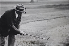 Ed Ray Bunker Shot from Porters Park Championship Type 1 Daily Mirror Photo - Victor Forbin Collection