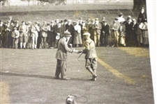 Taylor Congratulates Mitchell from Richmond Championship Type 1 Daily Mirror Photo - Victor Forbin Collection