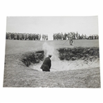 Hilton Bunkered in Amateur at St. Andrews Type 1 Daily Mirror Photo - Victor Forbin Collection