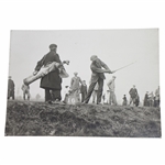 Braid Driving to the 17th Hole London Foursome Type 1 Daily Mirror Photo - Victor Forbin Collection