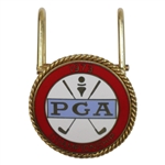 1973 PGA Champions Dinner Money Clip/Badge - Jack Nicklaus Winner