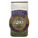 1975 PGA Championship at Firestone CC Money Clip/Badge - Jack Nicklaus Winner