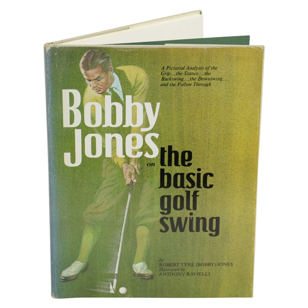 Bobby Jones on the Basic Swing First Edition 1969 Book - Illustrations by Anthony Ravielli
