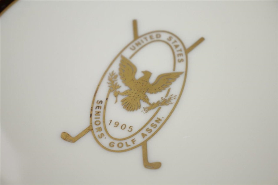 1985 The Country Club USGA Seniors Lenox China Plate - 8 Diameter