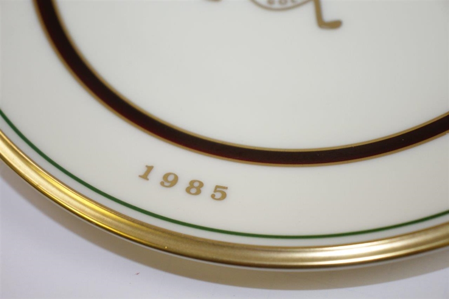 1985 The Country Club USGA Seniors Lenox China Plate - 8 Diameter