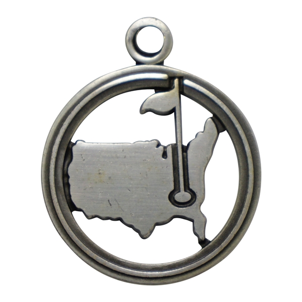 Vintage Augusta National Golf Club Logo Sterling Silver Pendant