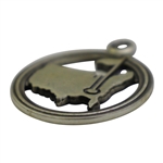 Vintage Augusta National Golf Club Logo Sterling Silver Pendant