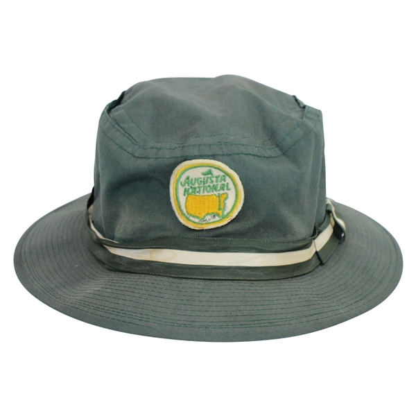 Vintage Augusta National Golf Club Circle Patch Logo Dk Green Bucket Hat