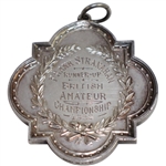 1952 British Amateur Championship Runner-Up Silver Medal Awarded to Frank Stranahan