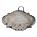 1952 British Amateur Championship Runner-Up Silver Medal Awarded to Frank Stranahan