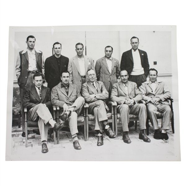 1947 Walker Cup US Team 9x7 Photo - Francis Ouimet Captain - 5/15/47