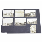 Fifteen (15) Bobby Jones at Merion 1930 10 1/2x7 Photos Attached to Backing - Grand Slam - Backing measures 